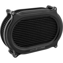 Stage 2 Oval Air Cleaner Kit — Oval, All Black