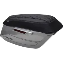 Deluxe Diamond Saddlebag Lid Covers