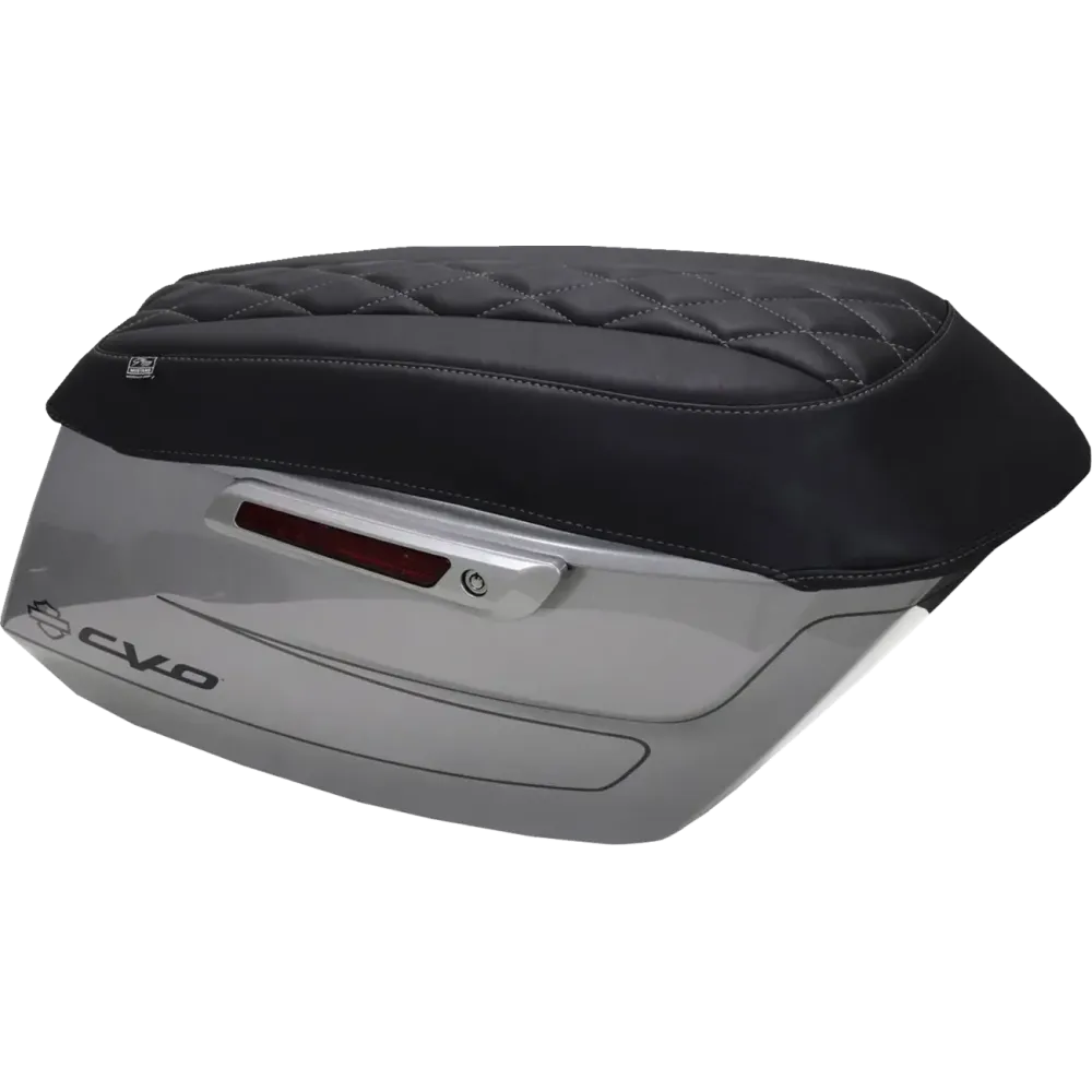 Deluxe Diamond Saddlebag Lid Covers