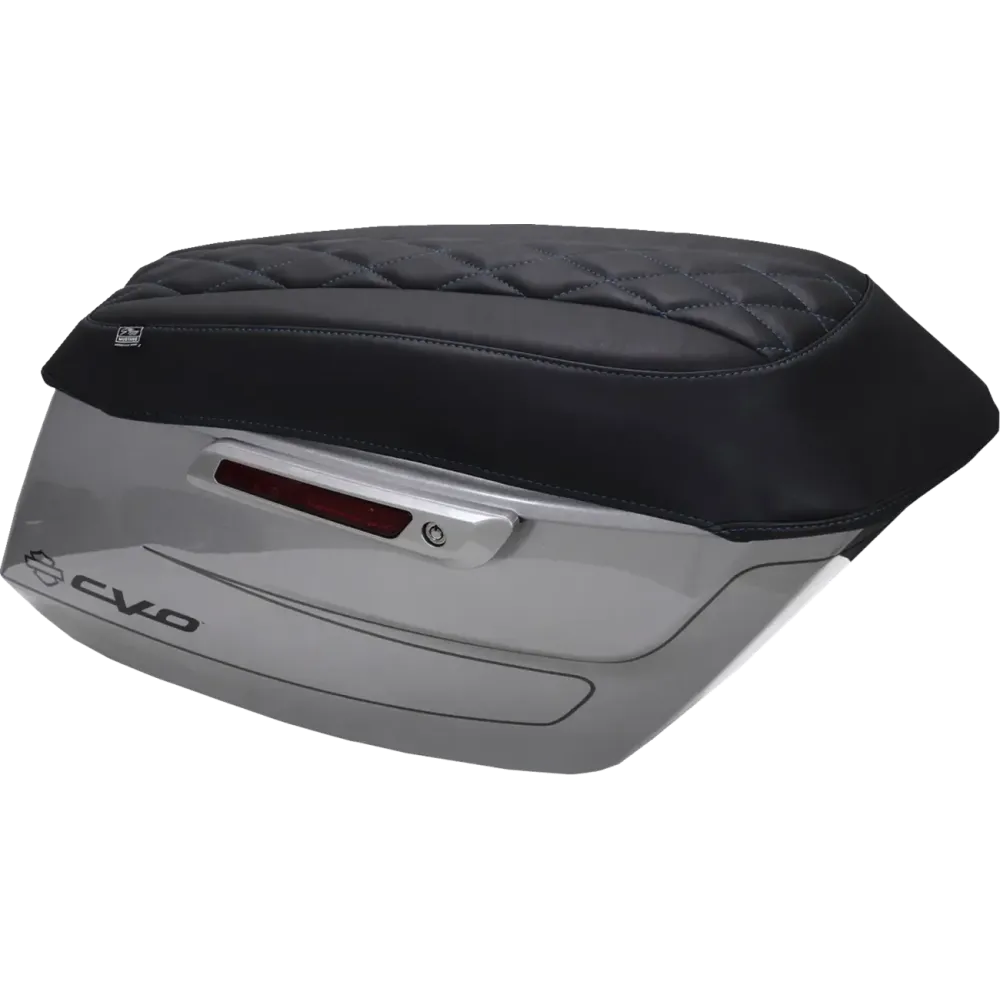 Deluxe Diamond Saddlebag Lid Covers