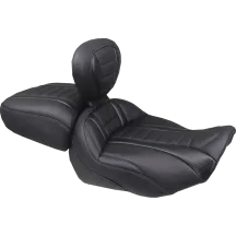 Asiento para pasajero Wide Deluxe Touring — Negro, Azul