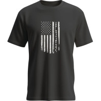 Flag T-Shirt — S, Black