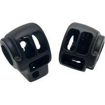 Kit de carcasa de interruptores para manillar — diámetro 1", Negro