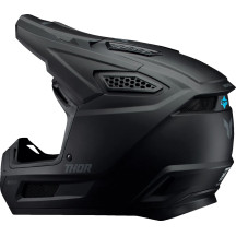 Fleet Blackout Helmet — L, Matte Black, MX