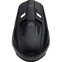 Fleet Blackout Helmet — L, Matte Black, MX