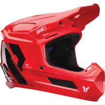 Casco juvenil Fleet Forge — Talla L, rojo brillante