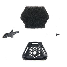 Rejilla de mentón 22.06 para casco Supertech M10 — negro