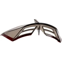 Domain™ Helmet OTT Rear Spoiler — One Size, Dark Smoke