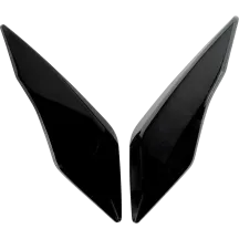 Ultraflite™ Helmet Forehead Vents — Fits Ultraflite, One Size, Black Gloss