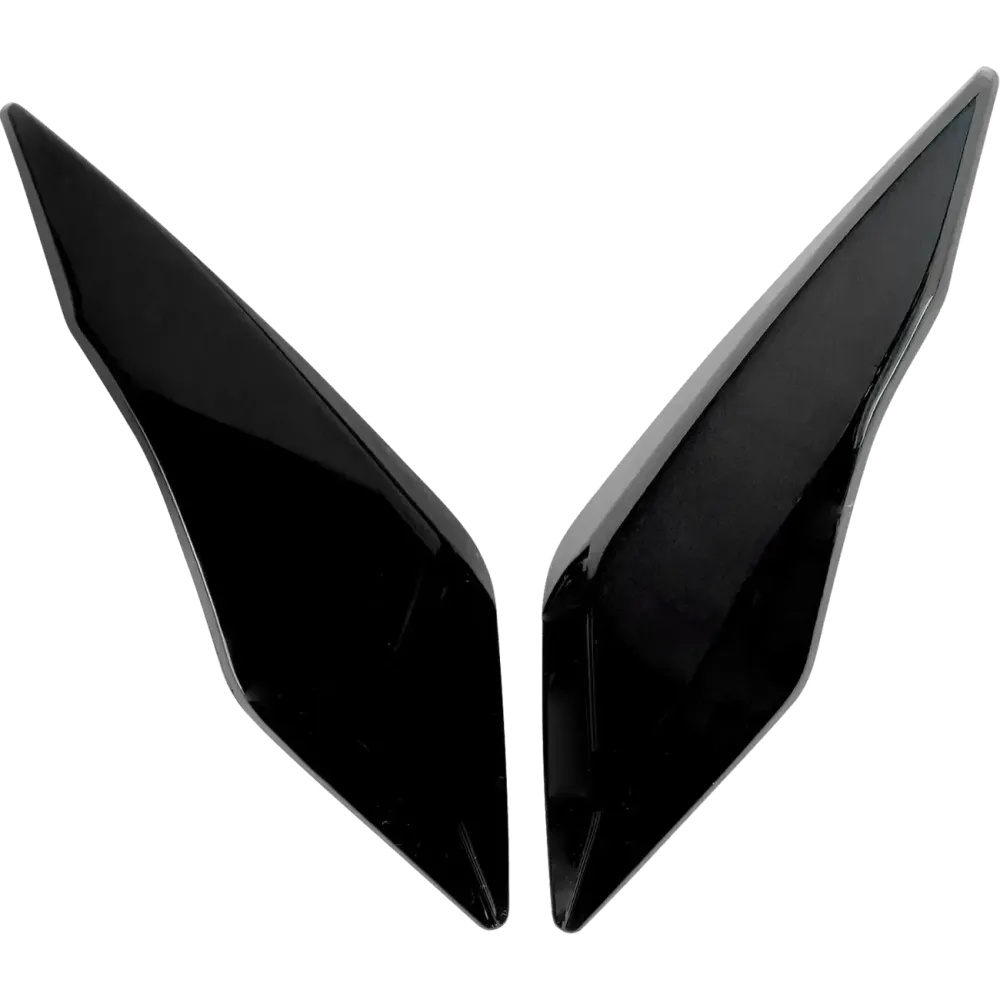 Ultraflite™ Helmet Forehead Vents — Fits Ultraflite, One Size, Black Gloss