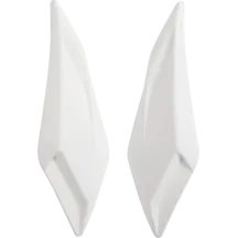 Ultraflite™ Helmet Forehead Vents — Fits Ultraflite, White matte, One Size