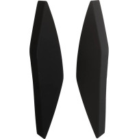 Ultraflite™ Helmet Side Covers — Fits Ultraflite, Matte black, Pair