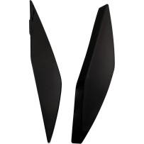 Ultraflite™ Helmet Side Covers — Fits Ultraflite, Black Gloss