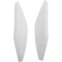 Ultraflite™ Helmet Side Covers — Fits Ultraflite, One Size, White Gloss