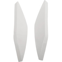 Ultraflite™ Helmet Side Covers — One Size, Fits Ultraflite, White gloss