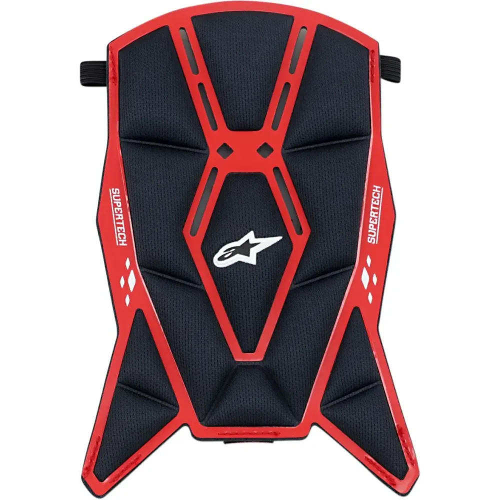 Almohadilla superior para casco Supertech M10/M8 — Compatible con Supertech M8/M10, M–2XL, Negro