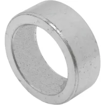 Left Rear Backing Plate Spacer — Silver zinc finish