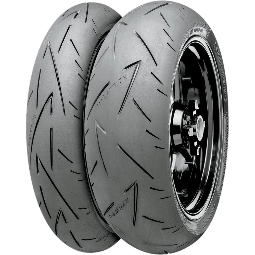 ContiSportAttack 2 Tire — 160/60ZR17, 69W, Rear, Blackwall