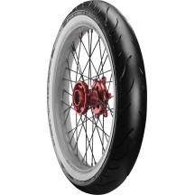 Cobra Chrome AV91 Reinforced Tire — MT90B16, 74H, Whitewall