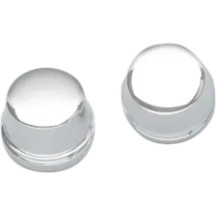 Axle Caps — Chrome, front