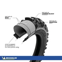 Neumático Enduro Medio 2 — 140/80-18, 70R, Trasero