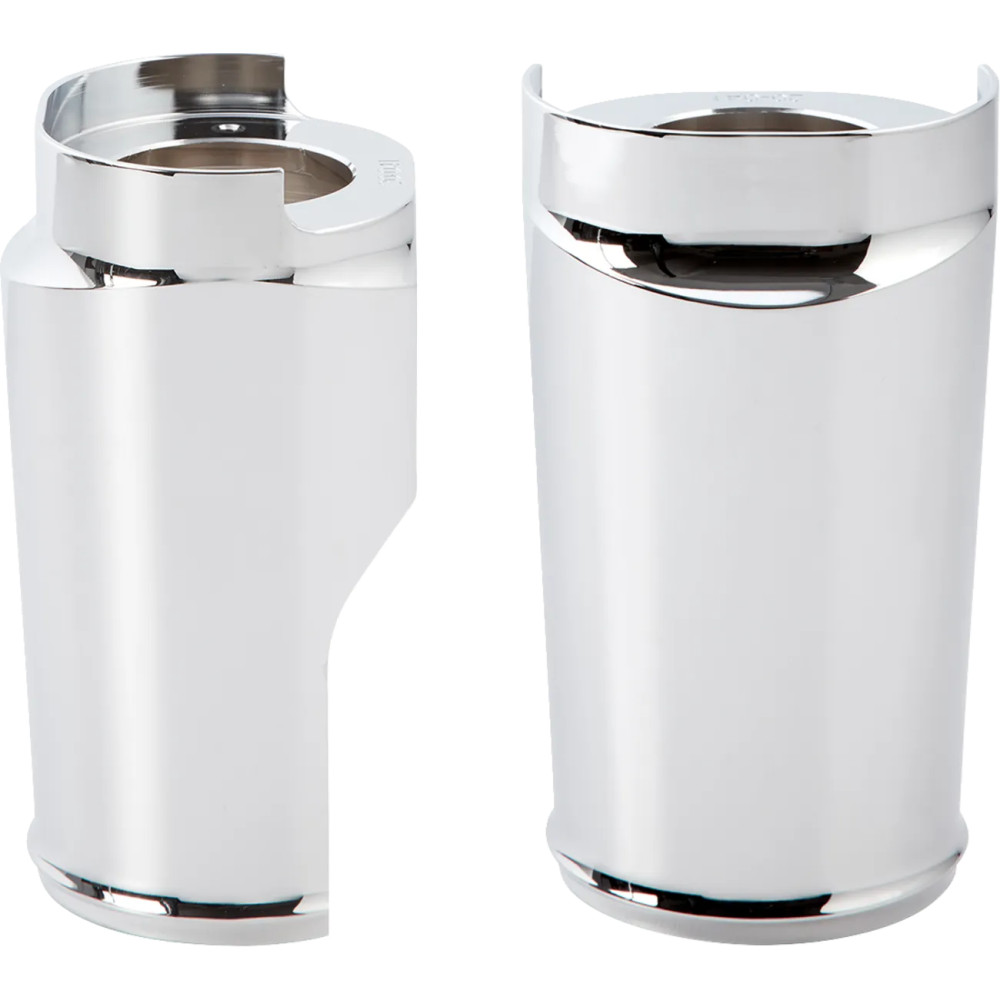 Fork Boot — Chrome, Billet Aluminum, Pair