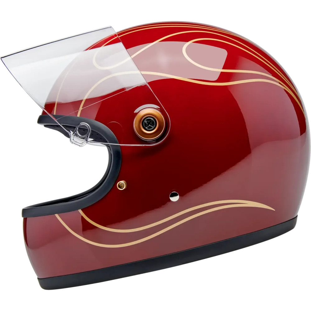 Casco Gringo S — 2XL, rojo granate brillo
