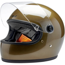 Casco Gringo S — 2XL, integral, dorado metálico