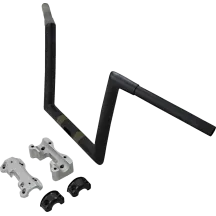 Manillar Touring 1-1/4" — 30", negro mate