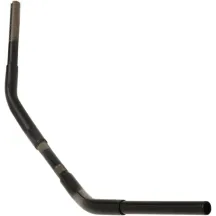 Manillar Buffalo de 1-1/4" — 1-1/4" diámetro, 35" ancho, 2-1/4" elevación, 1" abrazadera, Negro brillante