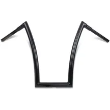 Manillar Strip de 1-1/2" — 38 mm (1-1/2"), 21" de altura, 35" de ancho, negro brillo