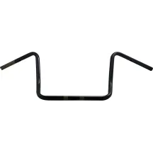 Manillar Ape Hanger 1" — abrazadera 1", alzada 14", ancho 38", negro brillo