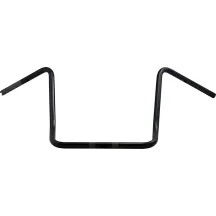 Manillar Ape Hanger de 1" — Elevación 45,5 cm (18"), Diámetro de sujeción 25,4 mm (1"), Ancho 97 cm (38"), negro brillante