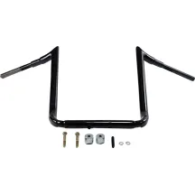 Manillar 1-1/2\" Grande Prime Ape Hanger — abrazadera 1-1/2\", elevación 18\", ancho 38-1/2\", negro brillante