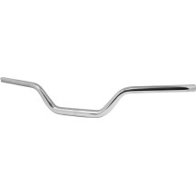 Trackbar Handlebar — 4 in rise, 4 in pullback, 32 mm (1-1/4") clamp, Chrome