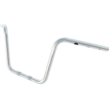 1" Handlebar — 1" clamp, 10" rise, 6-5/8" pullback, 33-3/8" width, Chrome