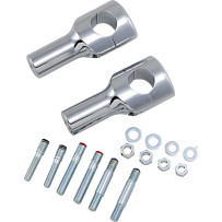 Big Buffalo Handlebar Risers — 38 mm (1-1/2") clamping, Chrome