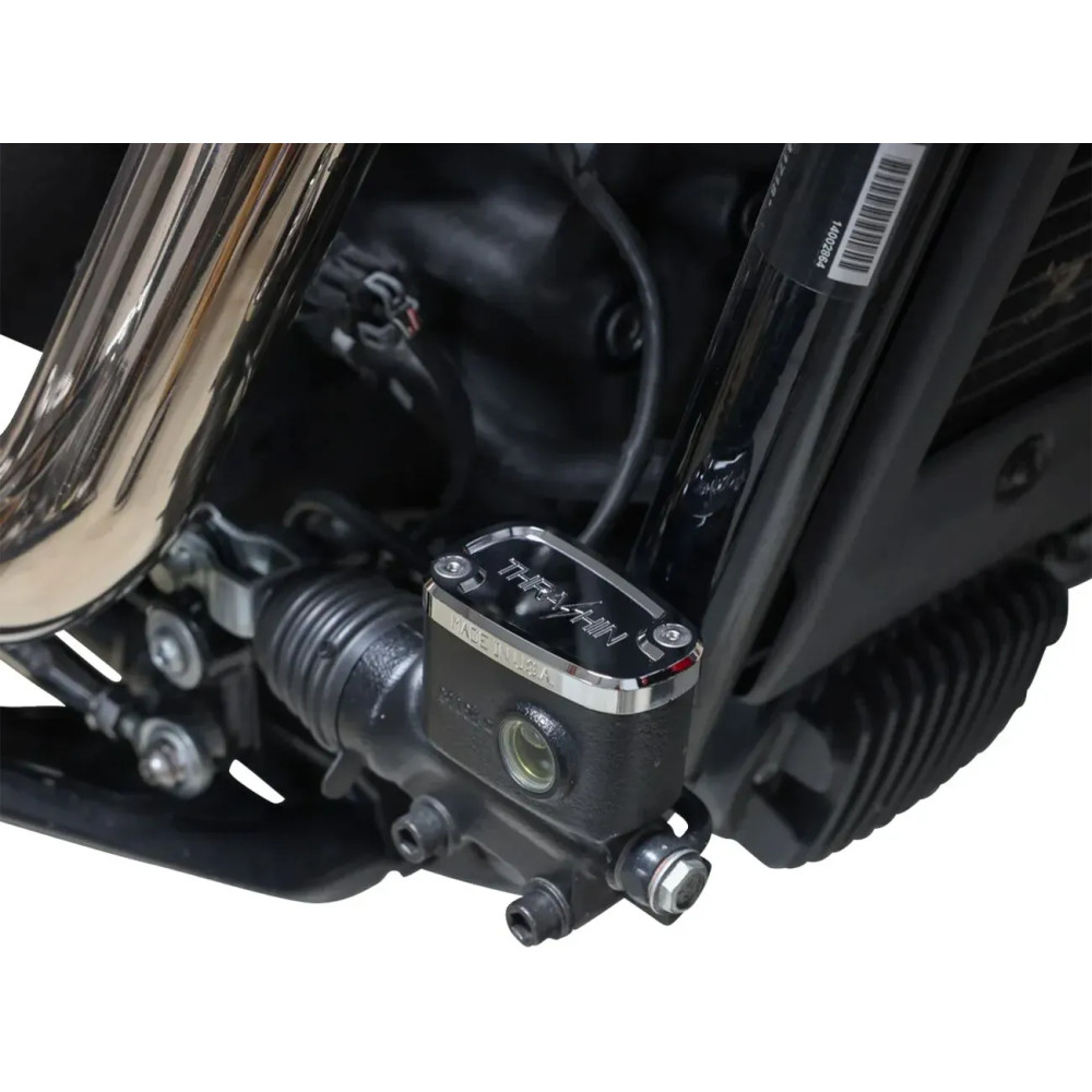 Brake Reservoir Cap — Chrome, Rear