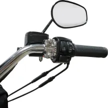 Speedway Perch Clamp — fits 1" bars, Chrome, kit
