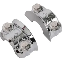 Speedway Perch Clamp — fits 1" bars, Chrome, kit