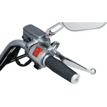 Hex Grips — 25.4 mm (1") handlebar diameter, Chrome