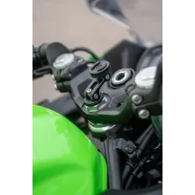 Soporte Moto Stem Pro — montaje vástago, negro
