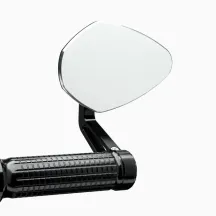 Espejo de extremo de manillar mo.view Sport 130 mm — 130 mm, brazo 110 mm, abrazadera 22 mm/1 in, Negro