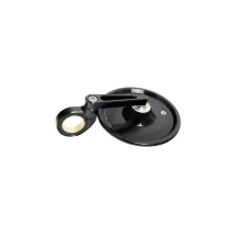 mo.view Classic espejo de extremo de manillar 60 mm — 99 mm, abrazadera 22 mm/1 in, negro