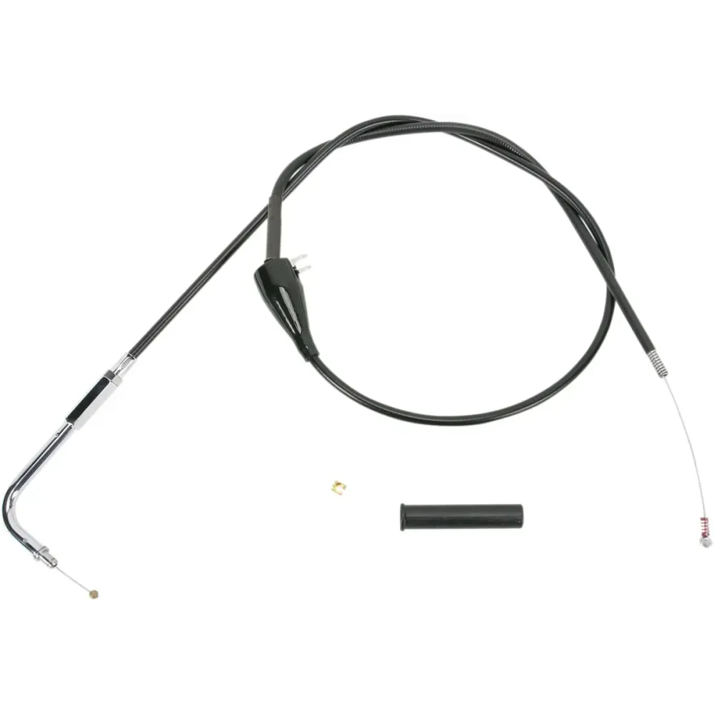 Black Vinyl Throttle/Idle Cable — 45-1/2" housing, 4-3/4" travel