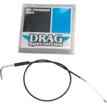 Black Vinyl Throttle/Idle Cable — 112 cm (44"), 12.4 cm (4-7/8")