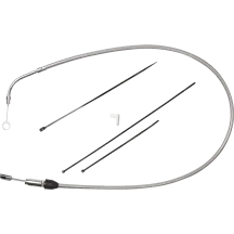 Cable de embrague Quick Connect — 104 cm (41\"), 59 mm de recorrido, Cromo