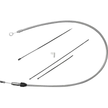 Cable de embrague de conexión rápida — 84 cm (33 in), 59 mm (2-5/16 in), Cromado