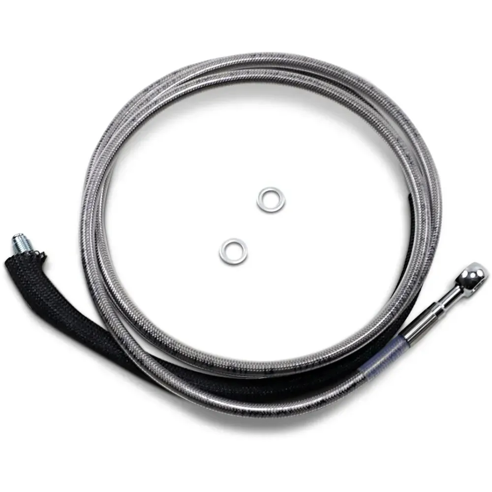 Línea de embrague hidráulica de acero inoxidable — 72-1/4" (183,5 cm), +2" (51 mm)