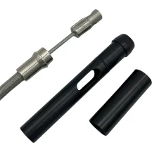 Cable superior de embrague EZ Install — 99 cm (39"), ajuste Ape hanger, altura de manillar estándar, plateado pulido